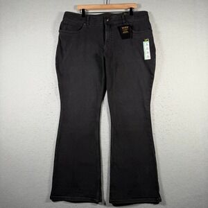 Lee Midnight Bloom Flex Motion Waistband Bootcut Jean Black 18W Medium 112343753